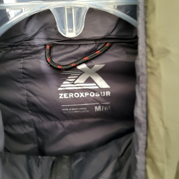 Zeroxposur Men Quilted Puffer Jacket Full Zip New Size Medium Basil Green - Picture 3 of 9